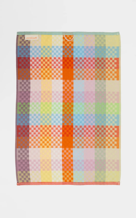 Tea towel - edition 58A checkered check | Foekje Fleur