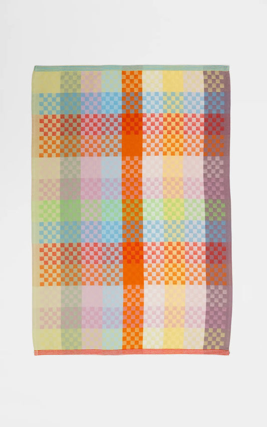 Tea towel - edition 58A checkered check | Foekje Fleur