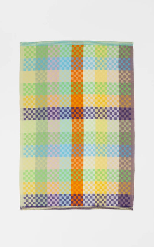 Tea towel - edition 58B checkered check | Foekje Fleur
