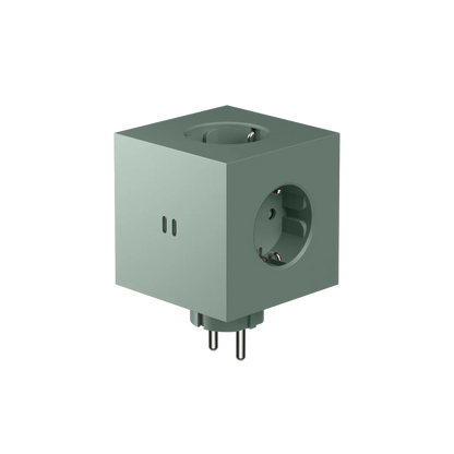 Square 2 stekkerdoos - oak green | Avolt - de inKijk