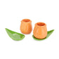 Coffee cup set tulip - orange | Balvi - de inKijk