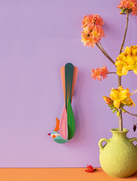 Paradise Bird Oahu - muurdecoratie | Studio Roof - de inKijk