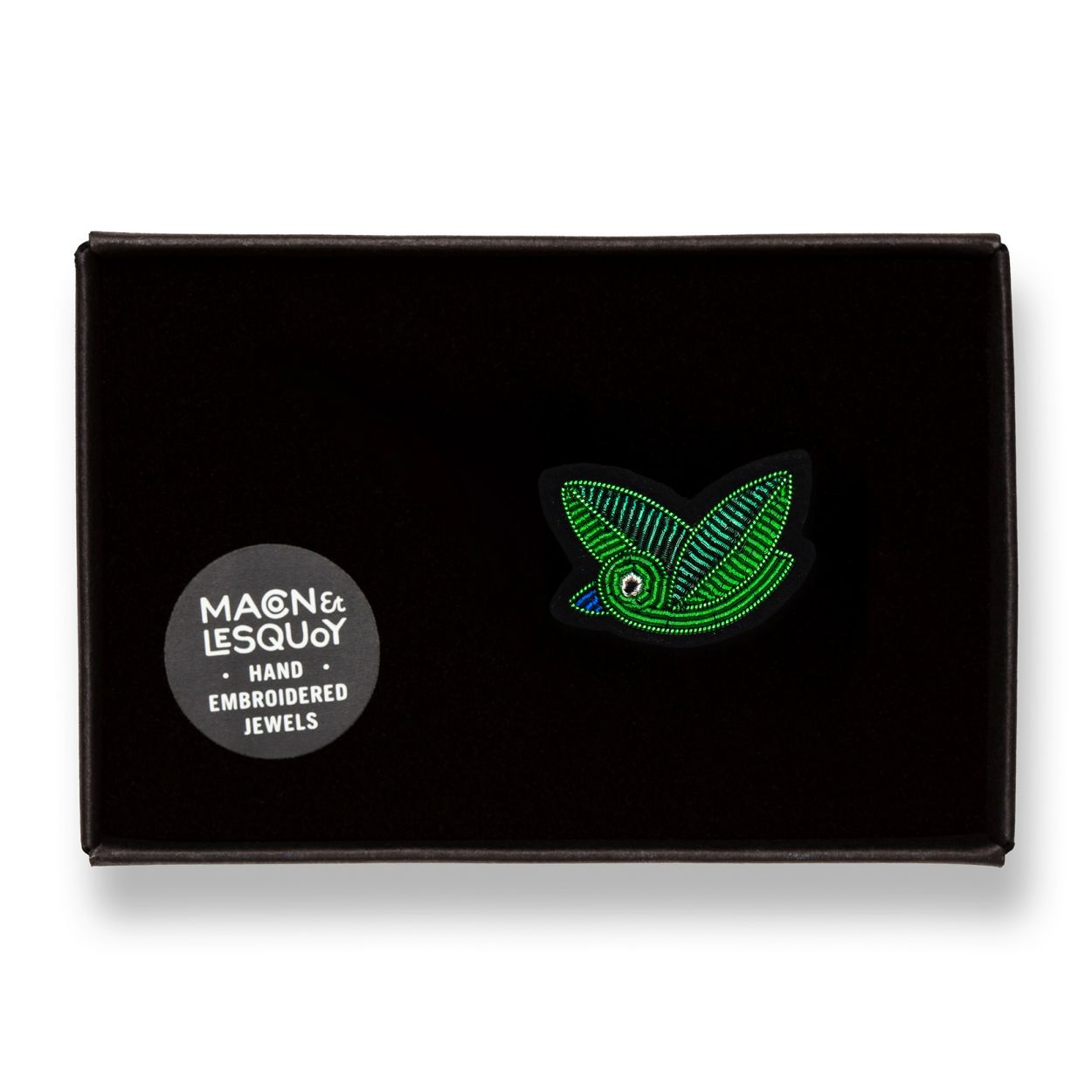 Broche - Green Little Bird | Macon et Lesquoy