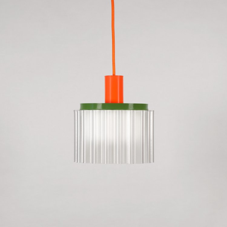 Hanglamp Gigi Nr.2 oranje kabel - Warren & Laetitia

