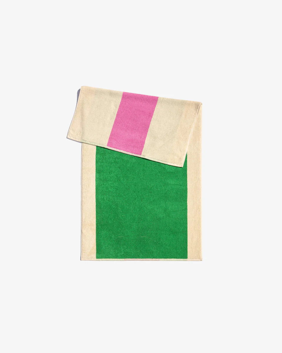 Badhanddoek - pink/green | SUITE702 - de inKijk