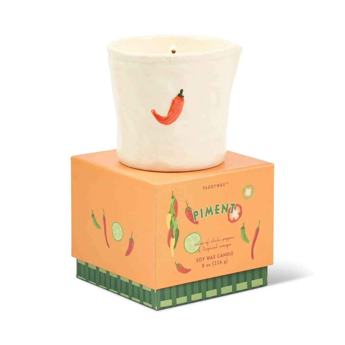 Bistro ceramic candle - 8 oz. - Piment | Paddywax