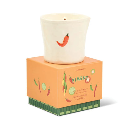 Bistro ceramic candle - 8 oz. - Piment | Paddywax