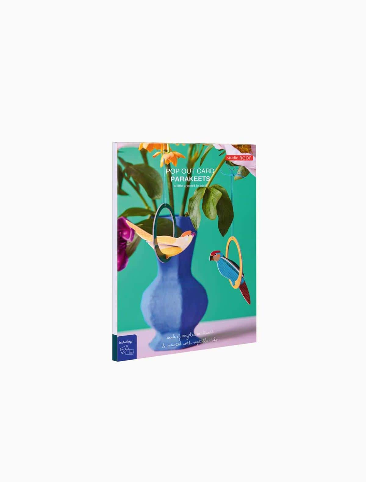 Parakeets - pop-out card | Studio Roof - de inKijk