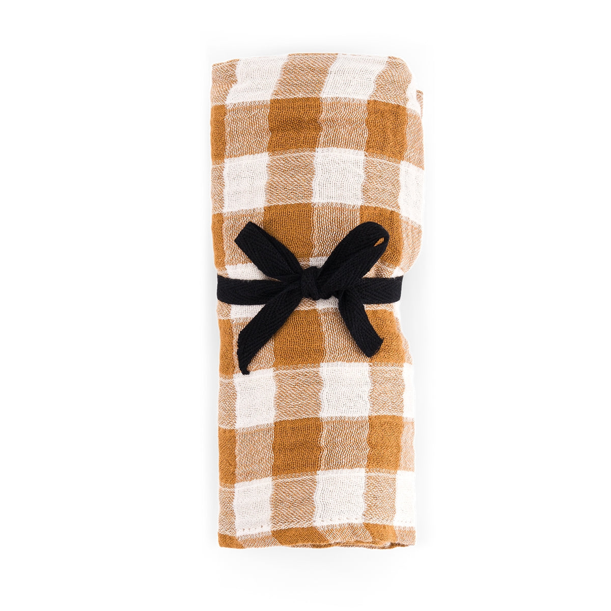 Scarf - Check Caramel | Rose in April - de inKijk