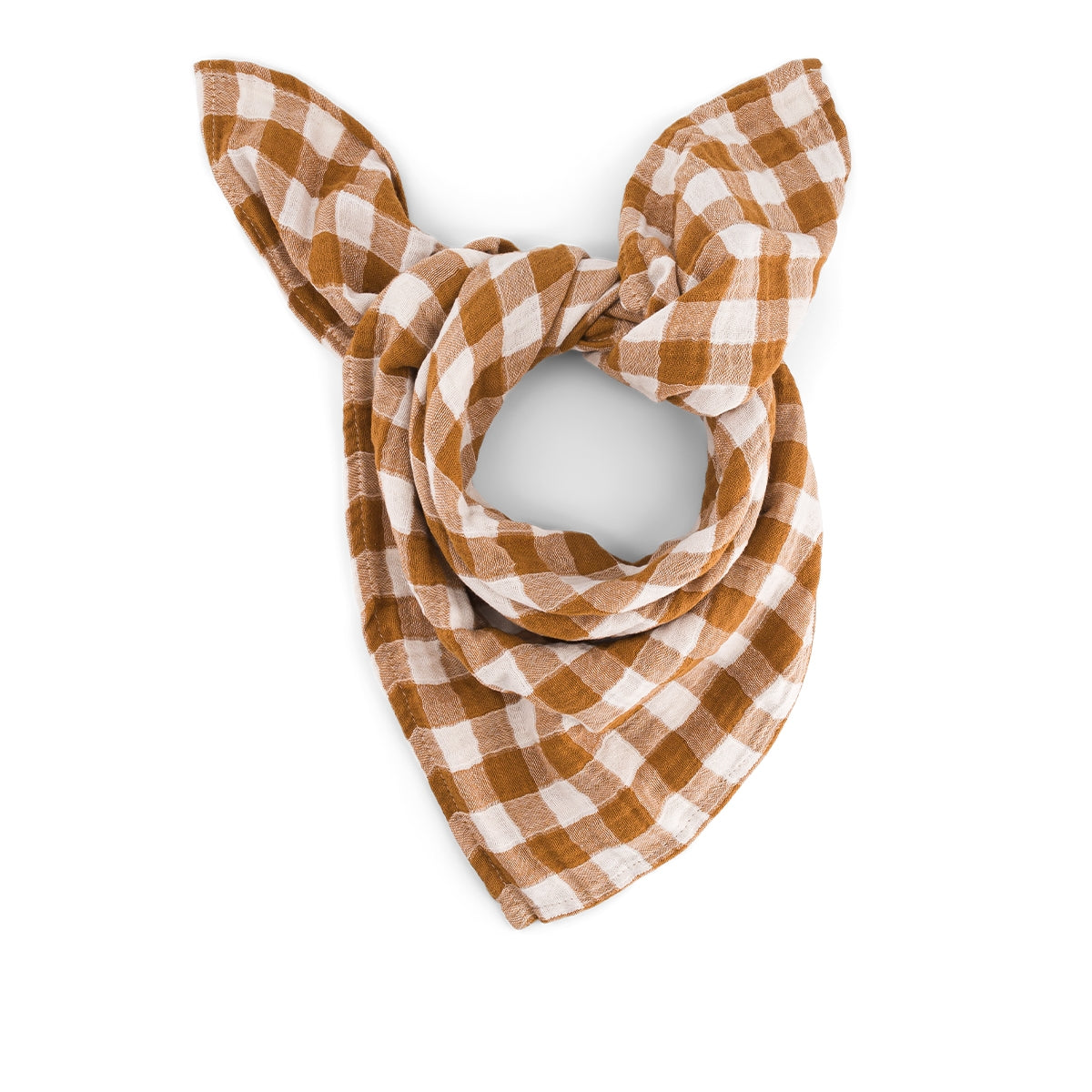 Scarf - Check Caramel | Rose in April - de inKijk