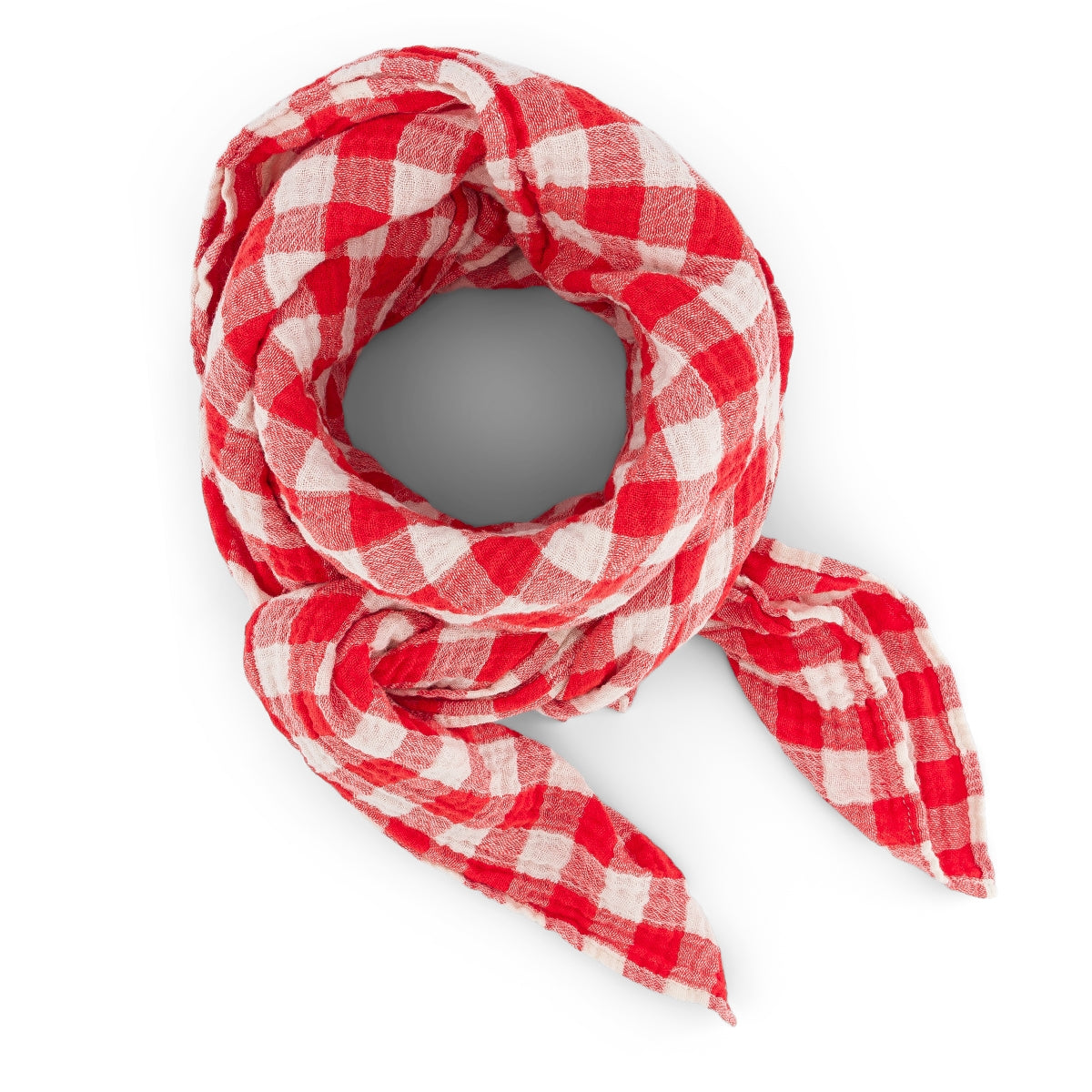 Scarf - Check Red | Rose in April - de inKijk