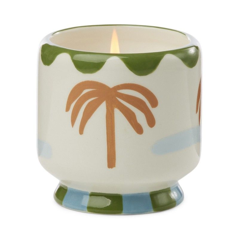 Ceramic candle palm tree 8 oz - lush palms | Paddywax - de inKijk