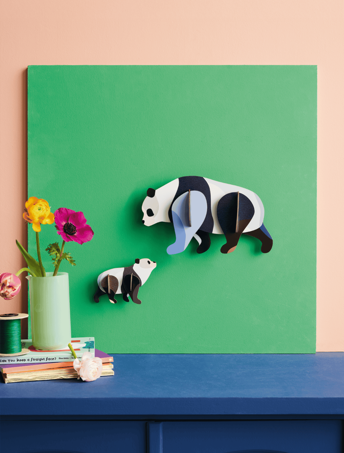 Panda Family - muurdecoratie | Studio Roof