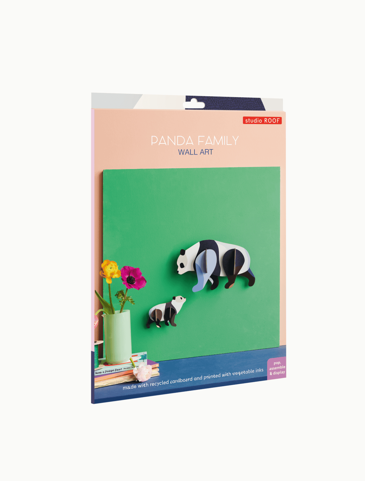 Panda Family - muurdecoratie | Studio Roof