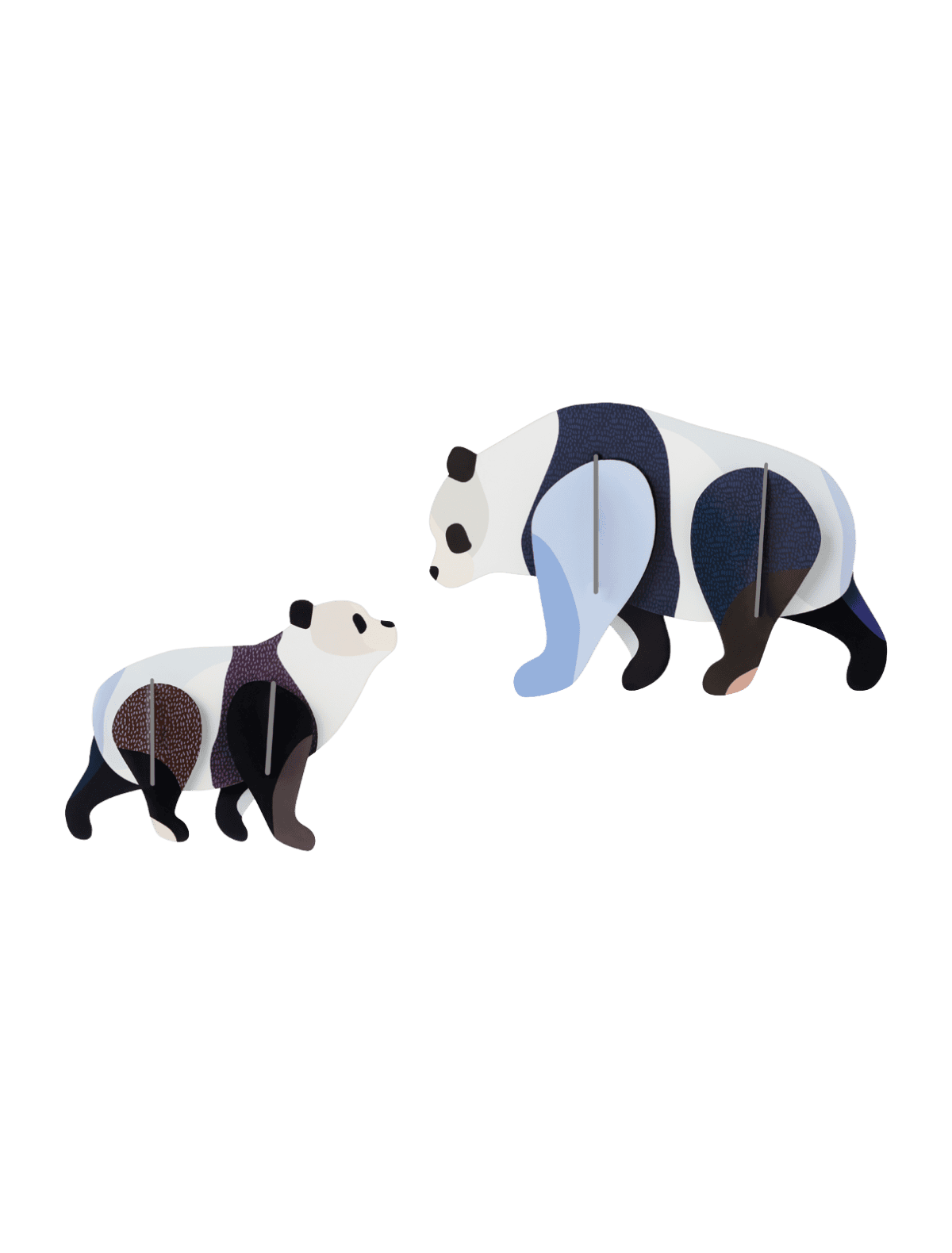 Panda Family - muurdecoratie | Studio Roof