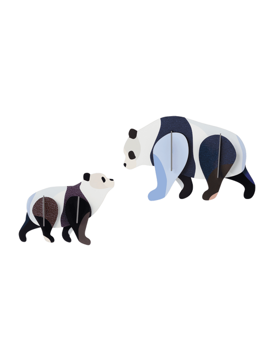 Panda Family - muurdecoratie | Studio Roof
