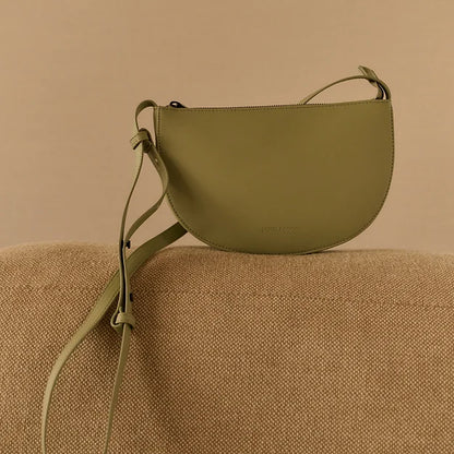 Farou half moon bag - peridot | Monk & Anna