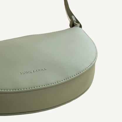 Farou half moon bag - peridot | Monk & Anna
