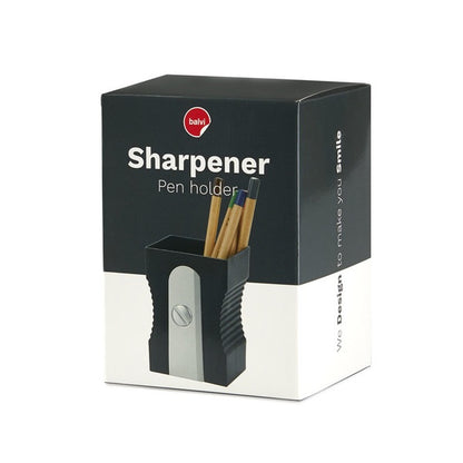 Pen Holder Sharpener - black | Balvi - de inKijk