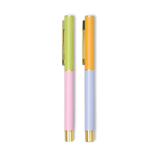 Colour Block Pens - Lilac & Cornflower (Set van 2) | Designworks Ink
