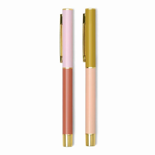 Colour Block Pens - Rosewood & Blush (Set van 2) | Designworks Ink - de inKijk