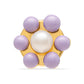 Bouquet - purple flower - gold plated - 1 stuk | LULU Copenhagen