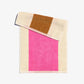 Gastendoekjes Set(3st.) - pink/royal blue/brown | SUITE702