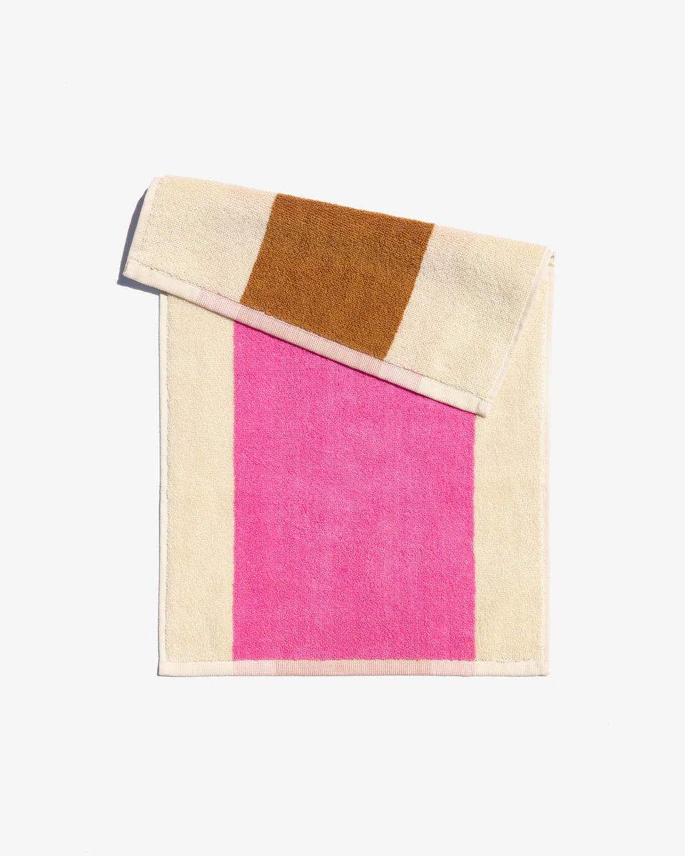 Gastendoekjes Set(3st.) - pink/royal blue/brown | SUITE702