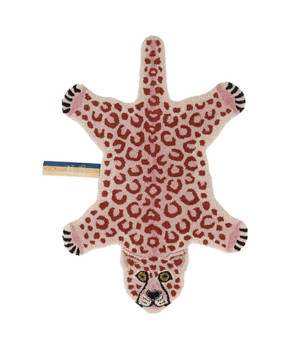 Pinky Leopard Rug - Small | Doing Goods