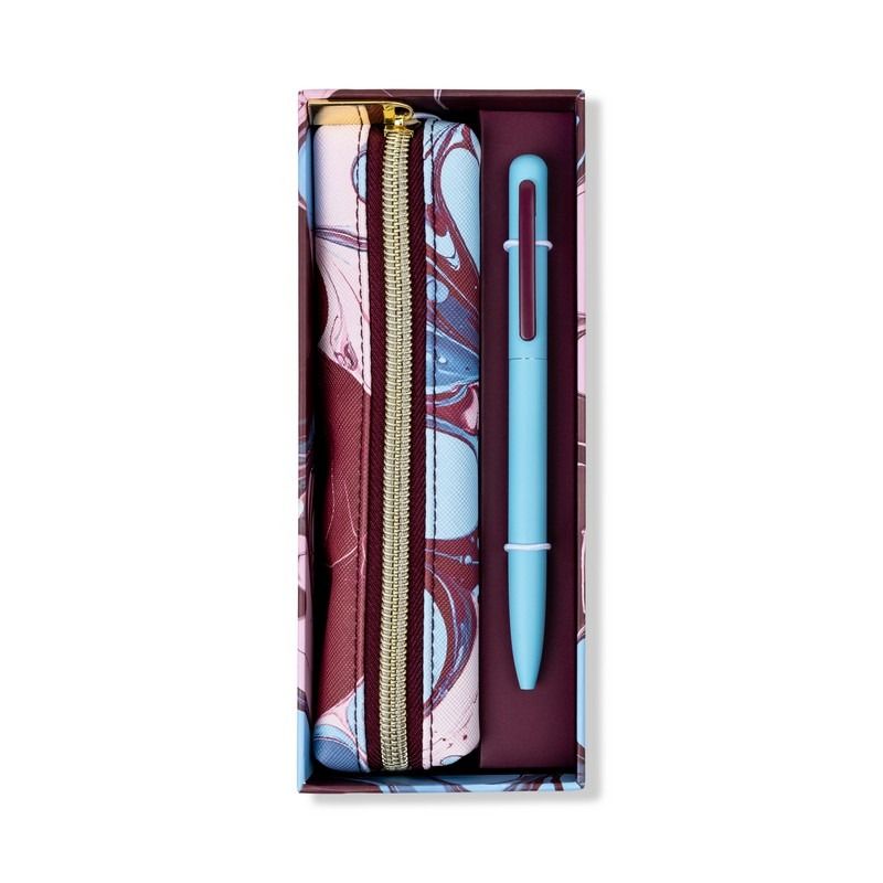 Pen & Pouch Set - Marble | Designworks Ink
