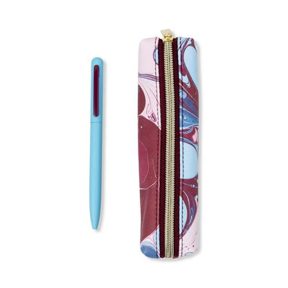 Pen & Pouch Set - Marble | Designworks Ink