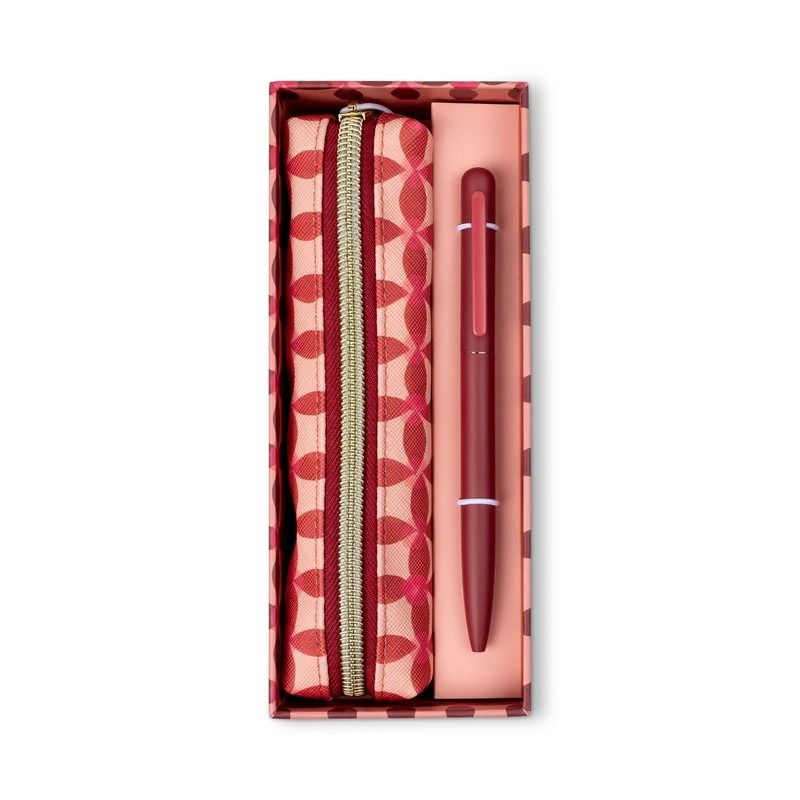 Pen & Pouch Set - Pinwheel Pink | Designworks Ink