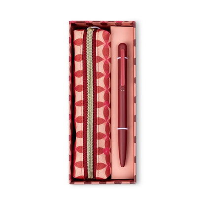 Pen & Pouch Set - Pinwheel Pink | Designworks Ink