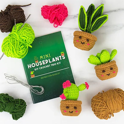 DIY Kit - Pocket Crochet Crafts - Plants | Gift Republic