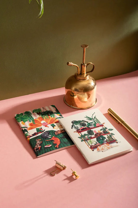 Life with Pets & Plants - Pocket Notebook A6 DUO | All the ways to say