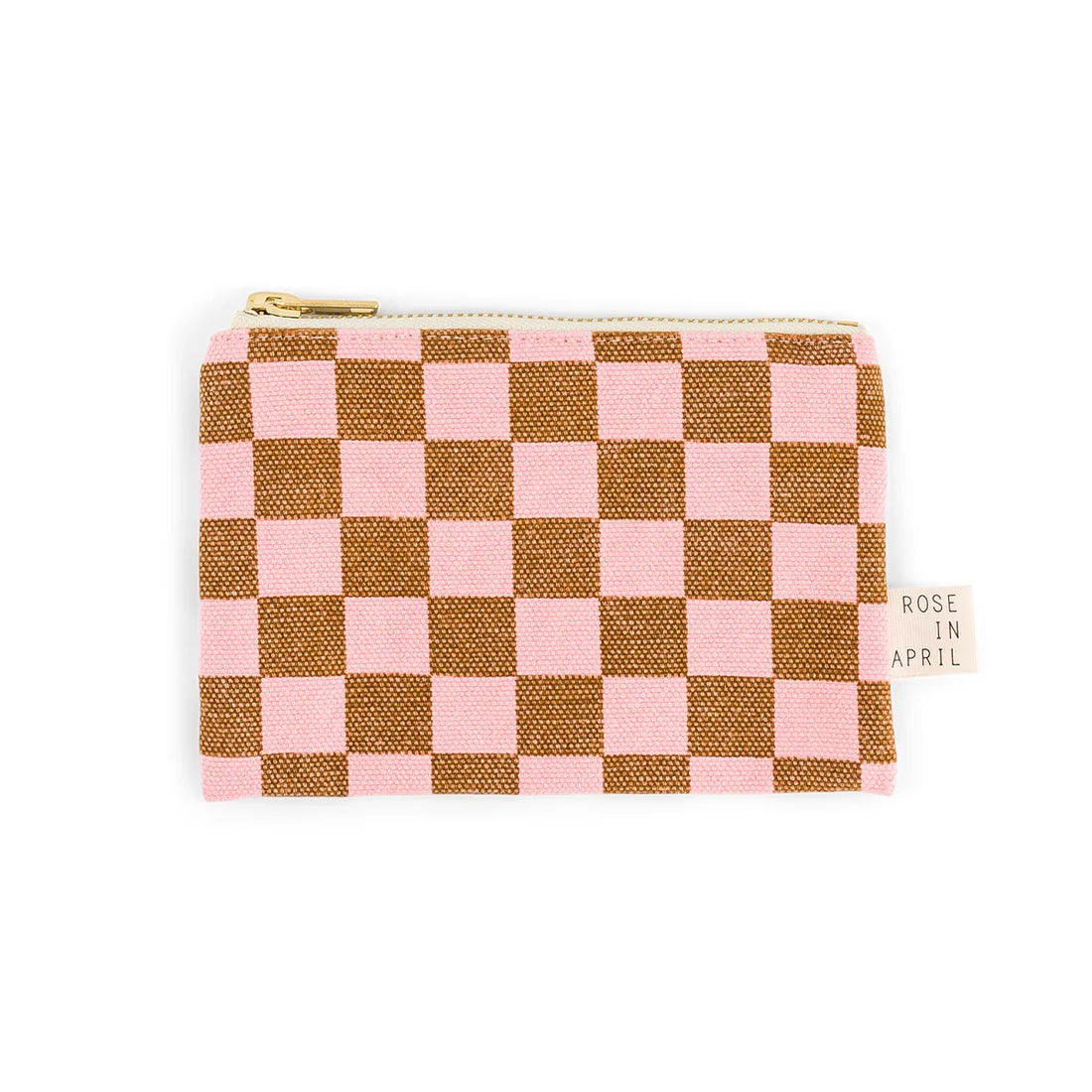 Purse - Marie - Strawberry Caramel Checkerboard | Rose in April