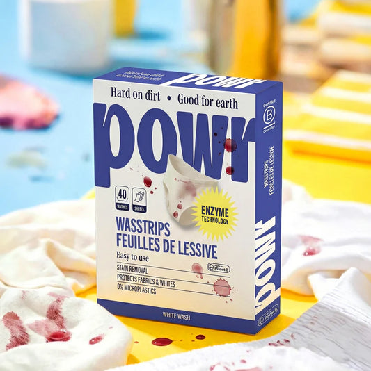 POWR - Wasstrips - witte was - 40 wasbeurten | Wondr Care