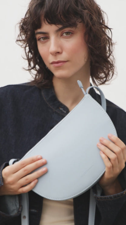 Farou half moon bag - cloud | Monk & Anna