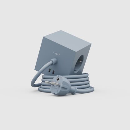 Square 1 stekkerdoos ( usb C ) - shark blue | Avolt