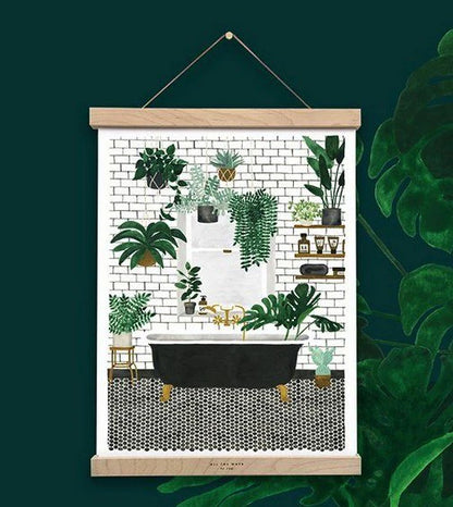 Wooden Magnetic Hanger For Posters - Small - Maplewood  | All the ways to say