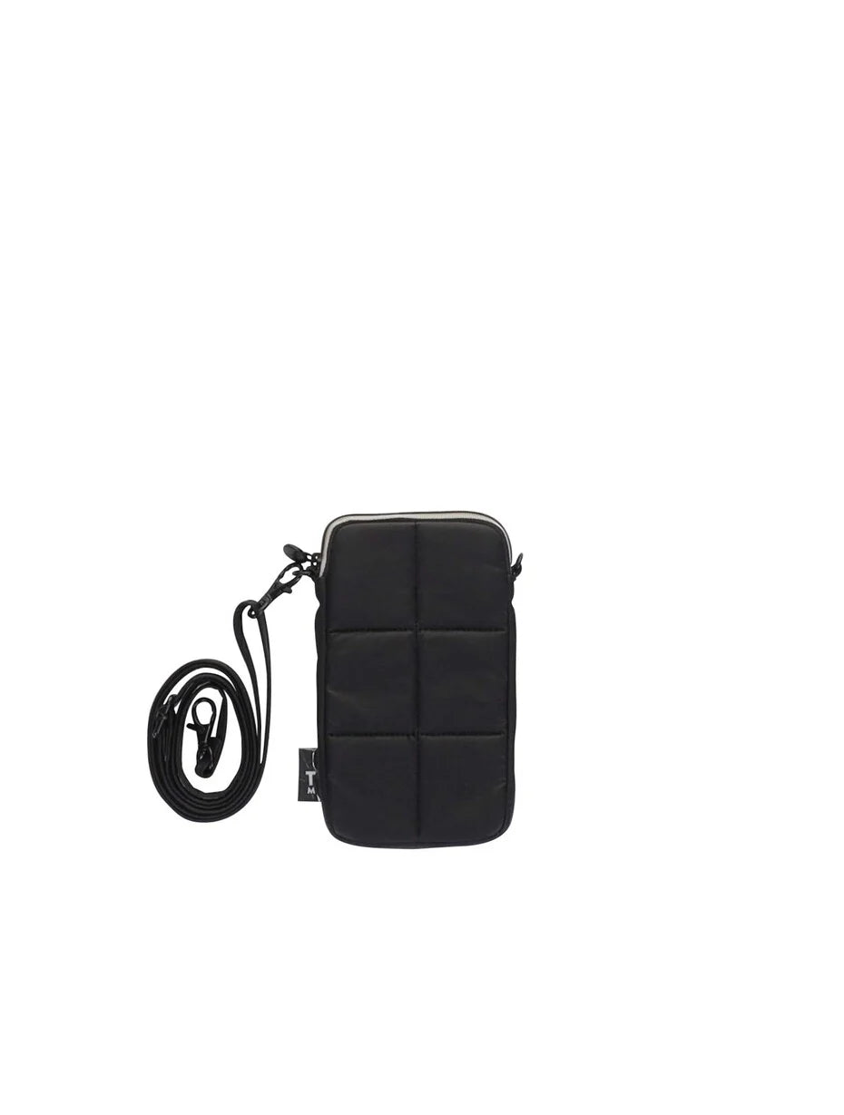 Luce Puffy Phone Pouch - Black | Tinne + Mia - de inKijk