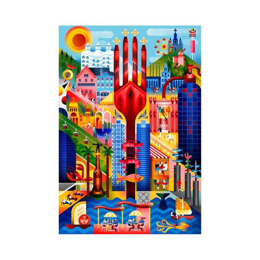 Puzzle - Barcelona | Balvi