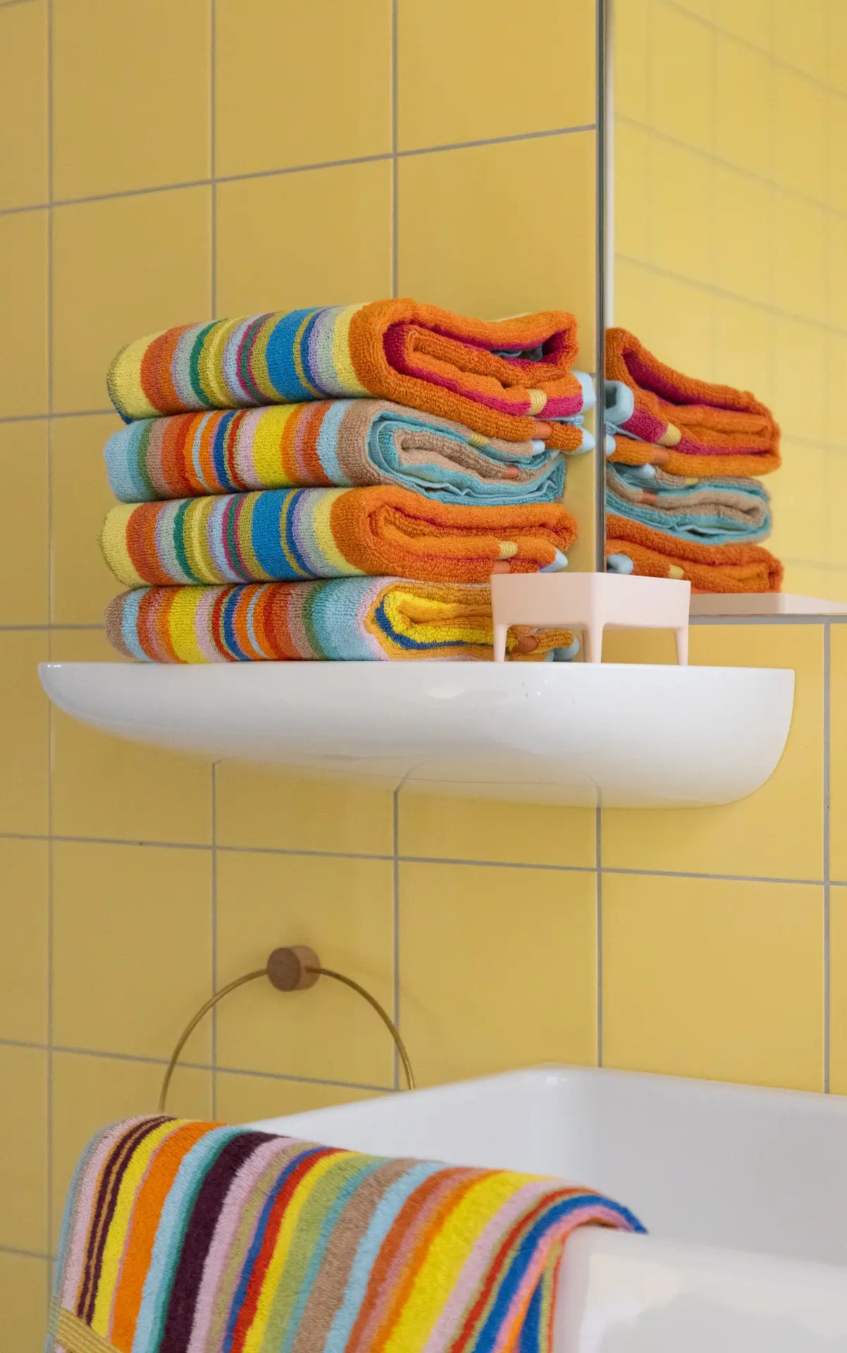 Bath mat - #113 - ribbons | Foekje Fleur