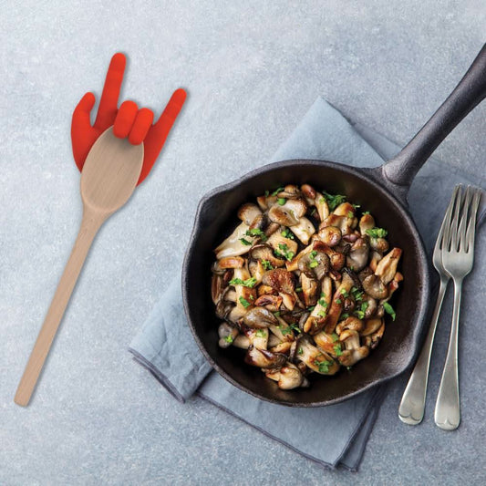 Rock hand spoon rest & pot lid holder | Winkee Design