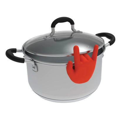 Rock hand spoon rest & pot lid holder | Winkee Design