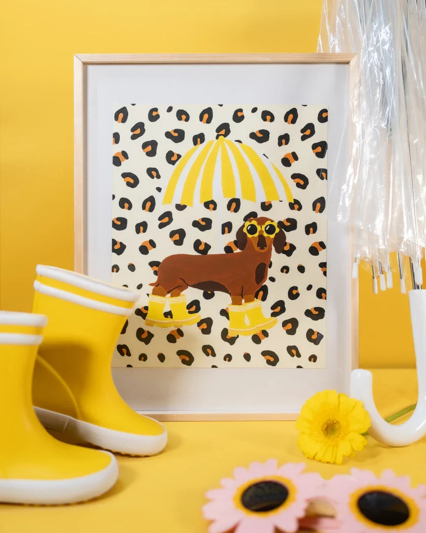 Paint by Numbers - Raining Teckel | Colorgang