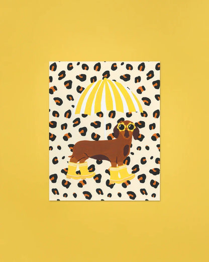 Paint by Numbers - Raining Teckel | Colorgang