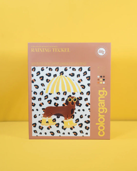 Paint by Numbers - Raining Teckel | Colorgang