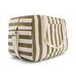 Bowling bag - Raphael - Olive/Greige Stripes | Rose in April - de inKijk