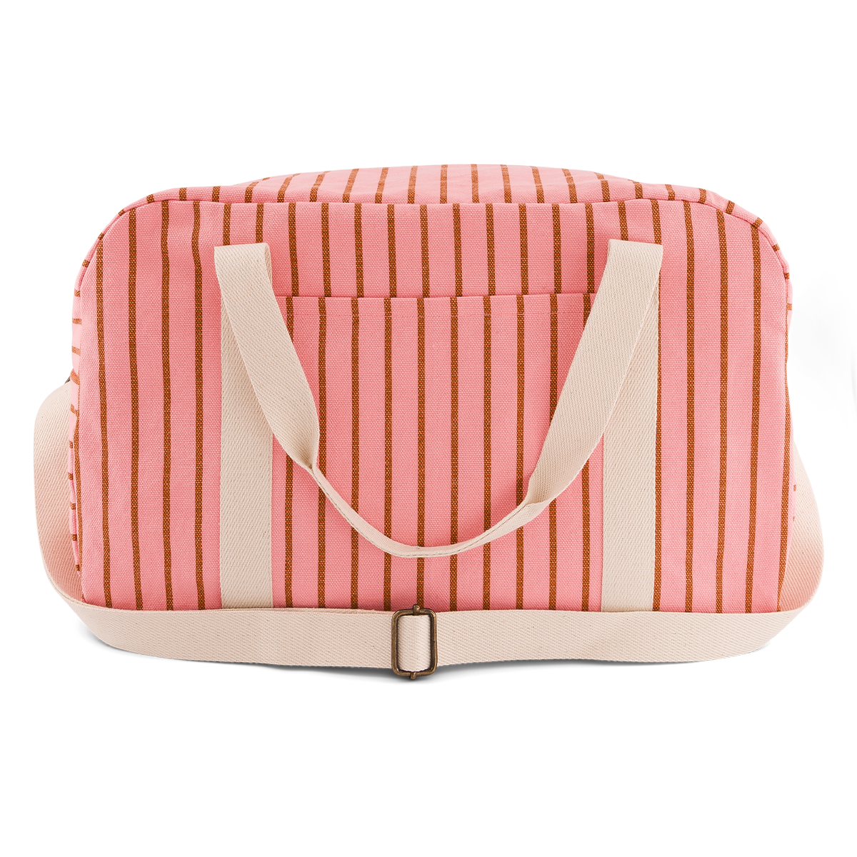 Bowling bag - Raphael - Pecan / Strawbbery Tennis Stripes | Rose in April